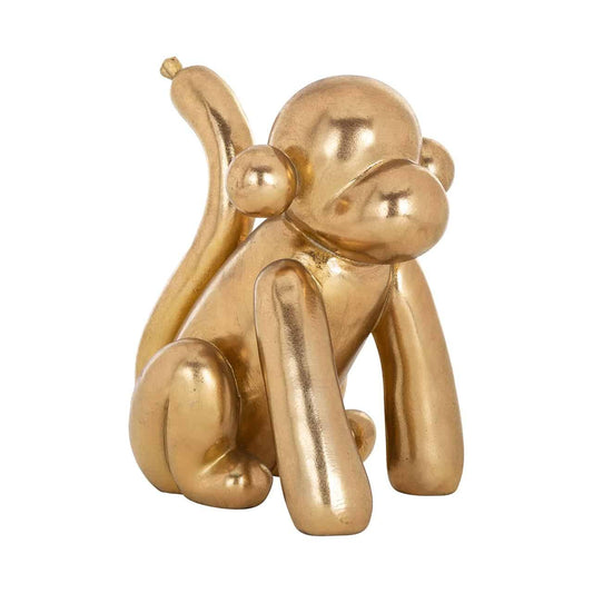 Decorative object monkey (gold)