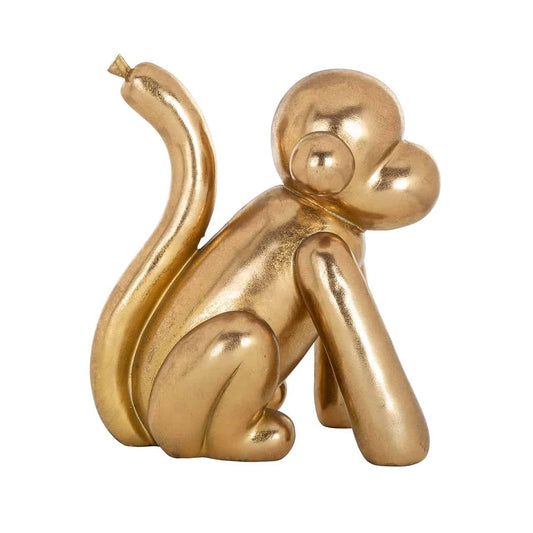 Decorative object monkey (gold)